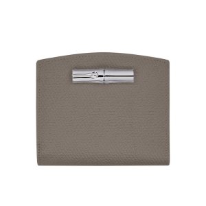 Longchamp Turtledove Kozene Penazenky Siva | 098236-SBO