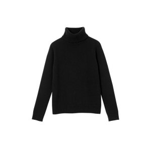 Longchamp Turtleneck Svetrove Saty Vlna Blúzky Čierne | 537140-IRW