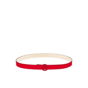 Longchamp Vermilion Kozene Opasky Červené | 327601-IQG