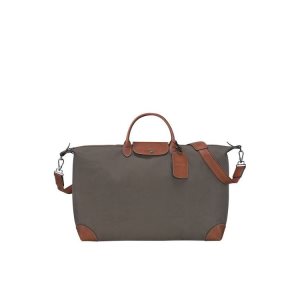 Longchamp Xl Platene Cestovné Tašky Hnede | 594362-NAQ