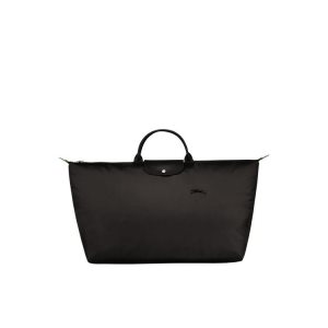 Longchamp Xl Recycled canvas Cestovné Tašky Čierne | 745608-AJQ