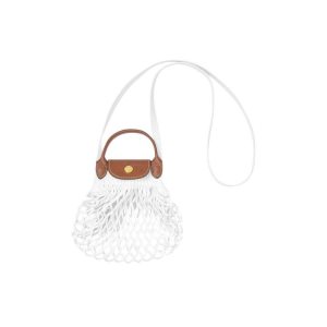 Longchamp Xs Ecru Platene Crossbody Kabelka Béžové | 812743-CQR