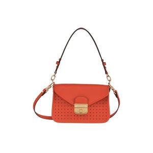 Longchamp Xs Kozene Crossbody Kabelka Oranžové | 478390-XGT