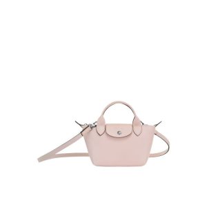 Longchamp Xs Kozene Mini Tašky Ruzove | 312574-JSM