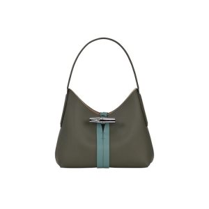 Longchamp Xs Kozene Taška Cez Rameno Hnedožltý Siva Zelene | 290561-ZSB