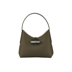 Longchamp Xs Kozene Taška Cez Rameno Hnedožltý | 421365-HGV