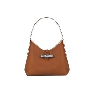 Longchamp Xs Kozene Taška Cez Rameno Hnede | 793504-PQI