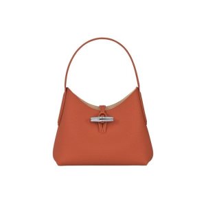 Longchamp Xs Kozene Taška Cez Rameno Tmavo Červené | 817240-TUD