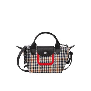 Longchamp Xs Platene Mini Tašky Námornícka Modrá Hnede | 564231-EFW