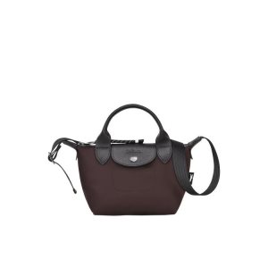 Longchamp Xs Recycled canvas Kabelky Bordove | 714286-DHB