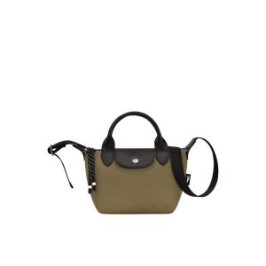 Longchamp Xs Recycled canvas Kabelky Hnedožltý | 302847-RED