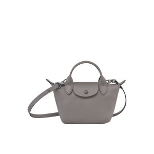 Longchamp Xs Turtledove Kozene Kabelky Siva | 297548-CNT